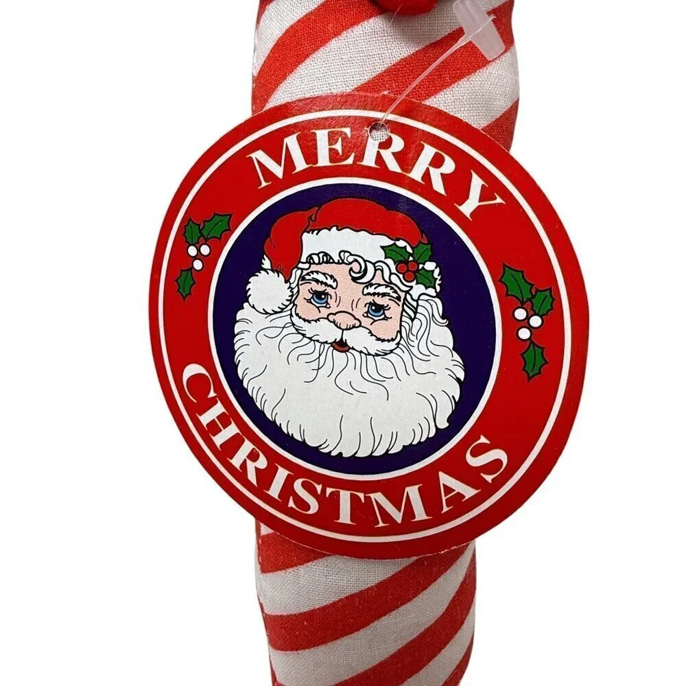 Vintage Christmas Candy Cane Ornament  by Loomco Retro Holiday Decor 10